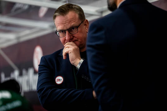 Björklövens tränare Magnus Bogren