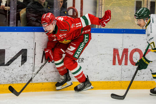 Moras Gustav Salmi-Lilja och Björklövens Matthew Cairns