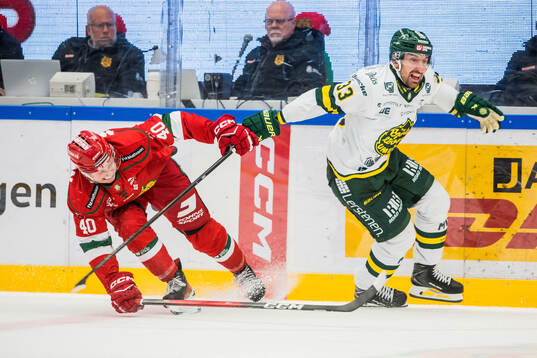 Moras Felix Johansson och Björklövens Albin Lundin