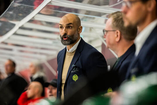 Björklövens assisterande tränare Daniel Rahimi