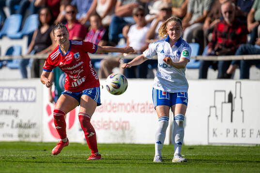 Vittsjös Daniela Galic och IFK Norrköpings Dana Leskinen