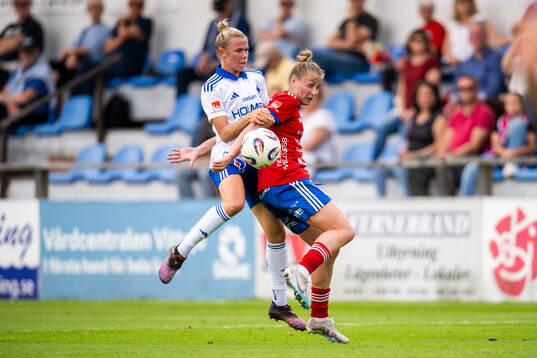 Vittsjös Sofie Rewucha och IFK Norrköpings Jessica Wik