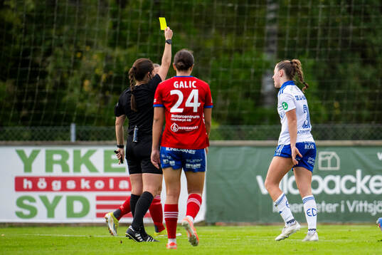 IFK Norrköpings Deborah-Anne De la Harpe får varning