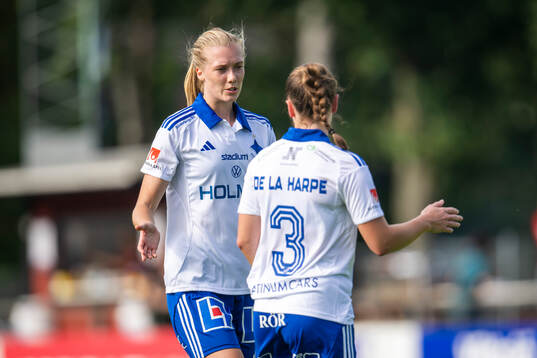 IFK Norrköpings Ebba Handfast och Deborah-Anne De la Harpe