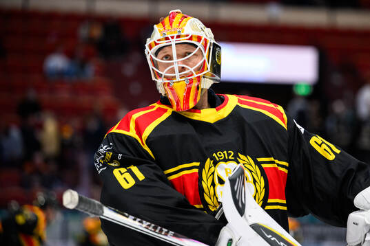 Brynäs målvakt Collin Delia