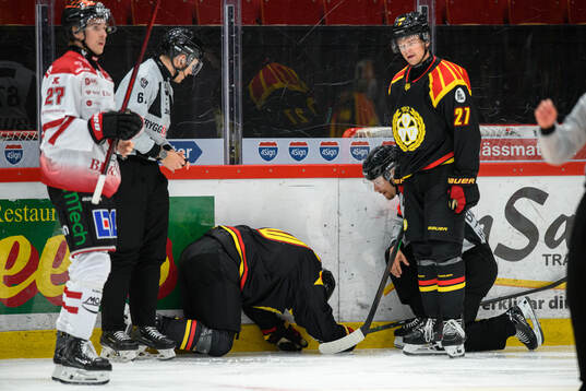 Brynäs Johan Larsson har ont