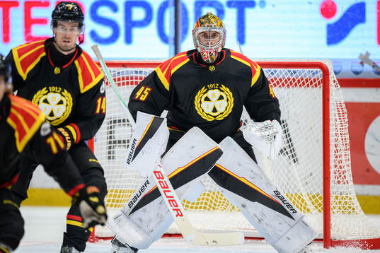 Brynäs målvakt Damian Clara