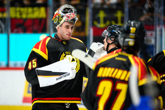 Brynäs målvakt Damian Clara