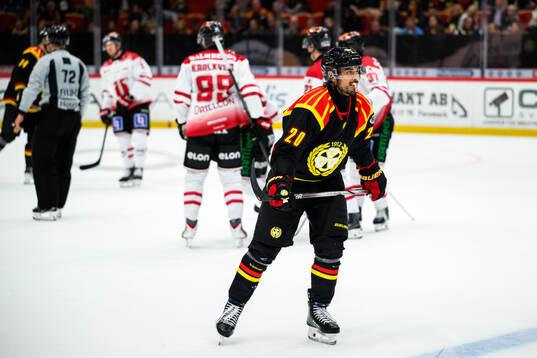 Brynäs Tyler Vesel deppar