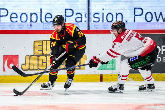 Brynäs Tyler Vesel och Örebros Gustav Backström