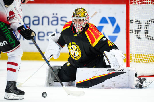 Brynäs målvakt Damian Clara