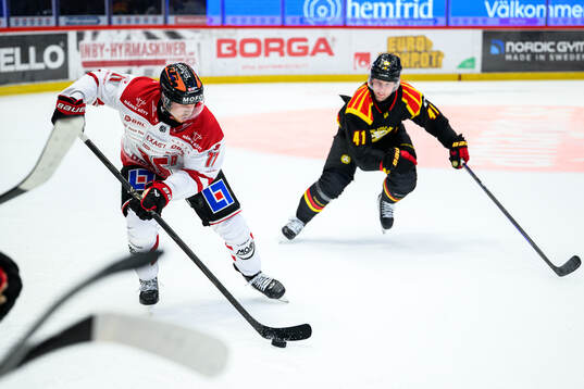 Örebros William Wikman och Brynäs Greg Scott