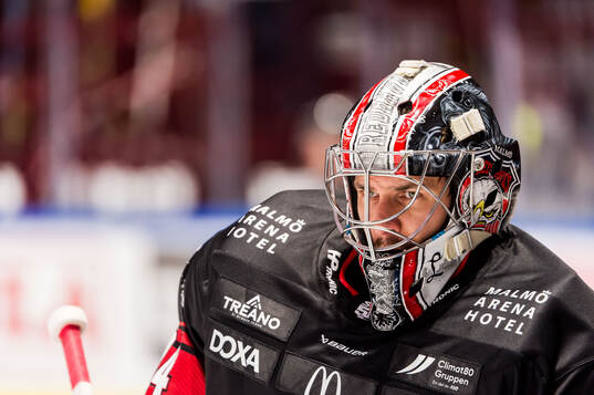 Malmö Redhawks målvakt Marek Langhamer