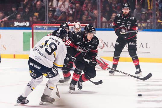 Malmö Redhawks William Von Barnekow och HV71s Niklas