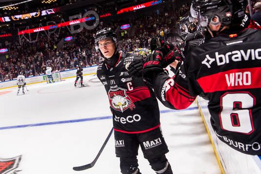 Malmö Redhawks Fredrik Händemark jublar
