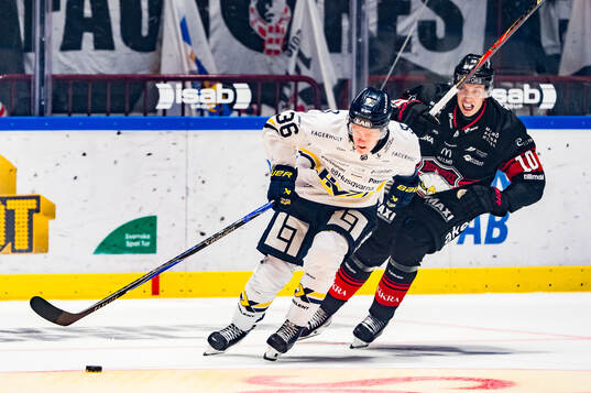 HV71s Martin Johnsen och Malmö Redhawks William Von