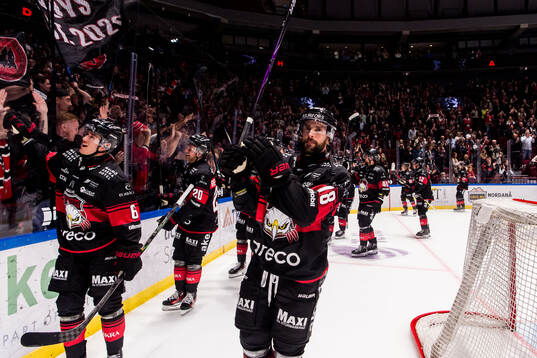 Malmö Redhawks Robin Hanzl jublar