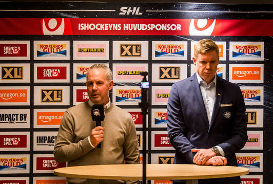 Malmö Redhawks assisterande tränare Jens Nielsen och