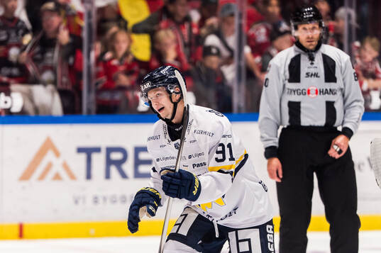 HV71s Aleksi Heponiemi jublar