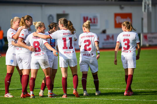 Malmö FFs spelare jublar