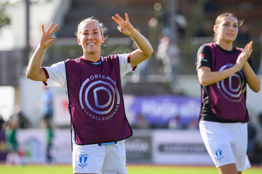 Malmö FFs Mia Persson jublar