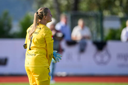 Alingsås målvakt Alexandra Blom deppar