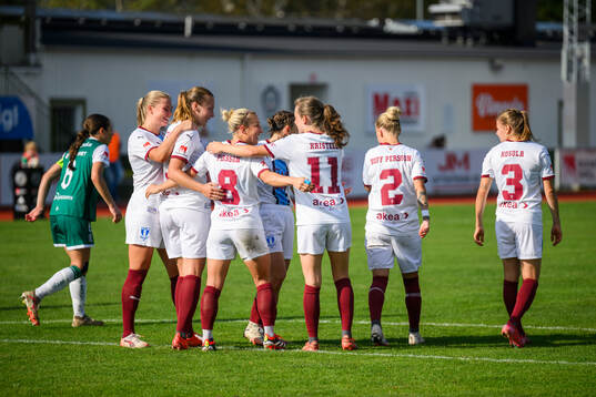 Malmö FFs spelare jublar