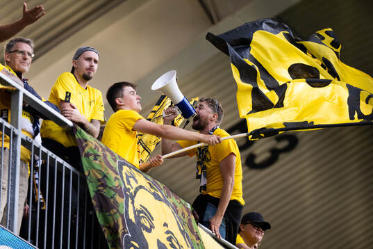 under fotbollsmatchen i Allsvenskan mellan GAIS och Elfsborg