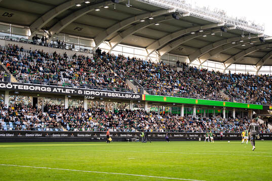 under fotbollsmatchen i Allsvenskan mellan GAIS och Elfsborg