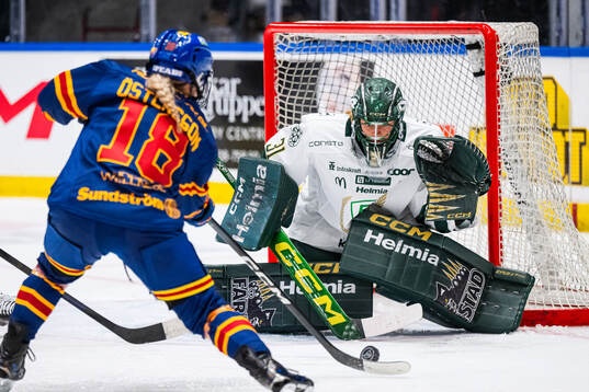 Färjestads målvakt Ida Boman