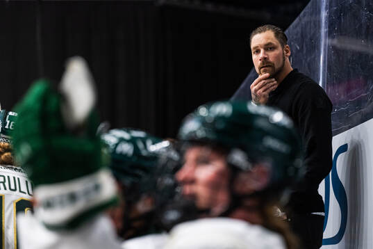 Färjestads tränare Johan Fransson