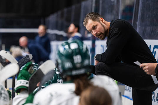 Färjestads tränare Johan Fransson