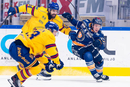 Djurgårdens Ludvig Rensfeldt och Växjös  Karl Henriksson