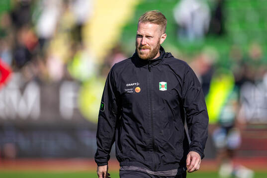 Varbergs målvaktstränare Fredrik Backe