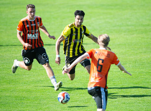 IFK Hässleholms Qusay Ahmad i matchen i U19 mellan IFK