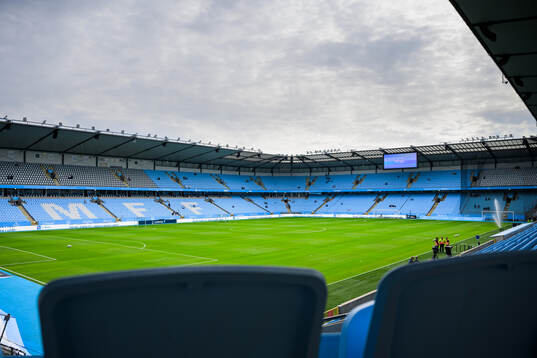 Interiör vy över Eleda Stadion