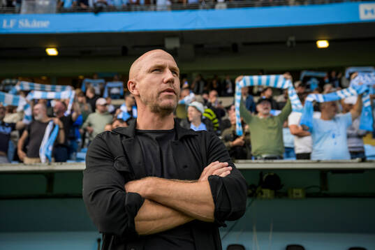 Malmö FFs huvudtränare Henrik Rydström