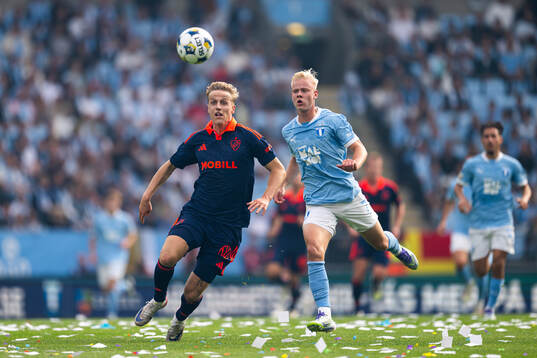 Djurgårdens Jeppe Møldrup Okkels och Malmö FFs Otto