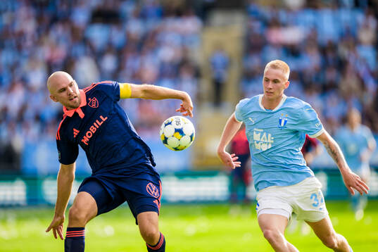 Djurgårdens Marcus Danielson och Malmö FFs Daniel