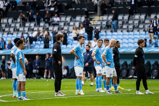 Malmö FFs spelare deppar