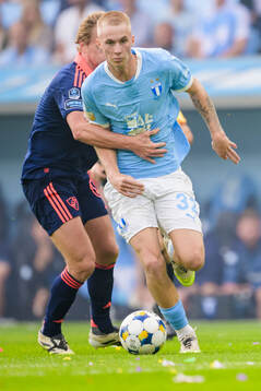 Malmö FFs Daniel Gudjohnsen