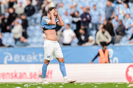 Malmö FFs Colin Rösler deppar