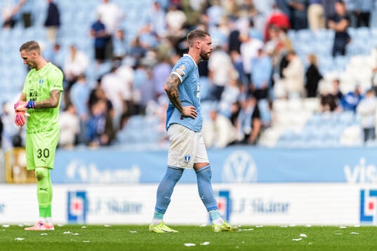 Malmö FFs Pontus Jansson deppar