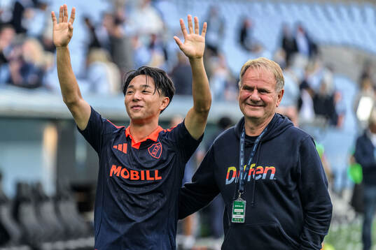 Djurgårdens Keita Kosugi jublar