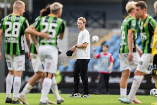 Elfsborgs tränare Oscar Hiljemark deppar