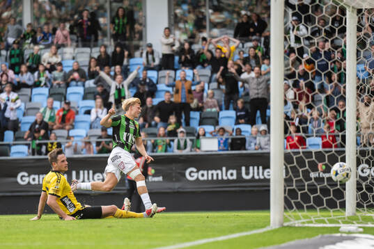 Elfsborgs Jens Jakob Dyhr Thomasen deppar och GAIS Rasmus