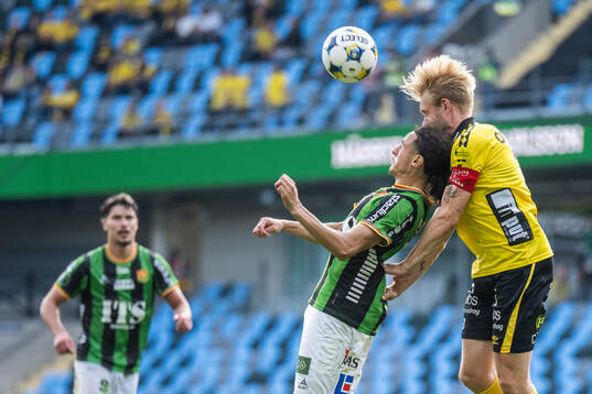 GAIS Amin Boudri och Elfsborgs Johan Larsson