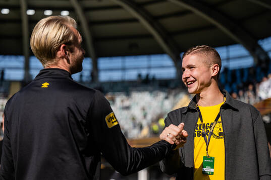Elfsborgs Johan Larsson och Samuel Holmén
