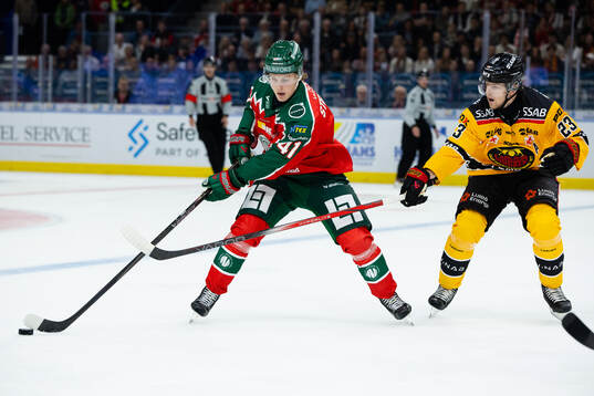 Frölundas Ivar Stenberg och Luleås Jesper Sellgren