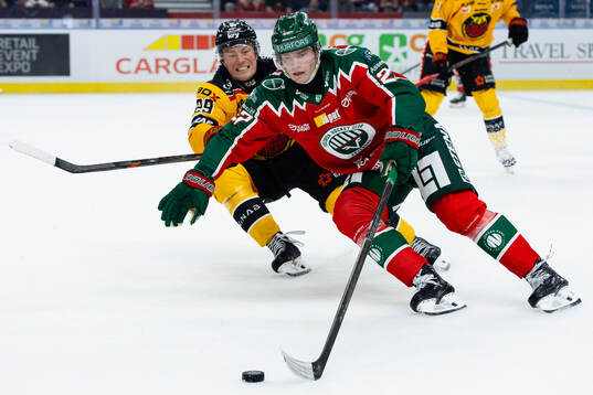 Luleås Erik Gustafsson och Frölundas Theodor Niederbach